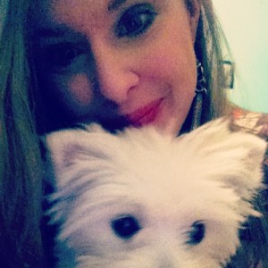 Every morning before I go to work, you have to sit in my lap while I get ready..