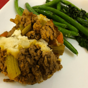 Christina and I both loved paleo shepards pie - so good! 